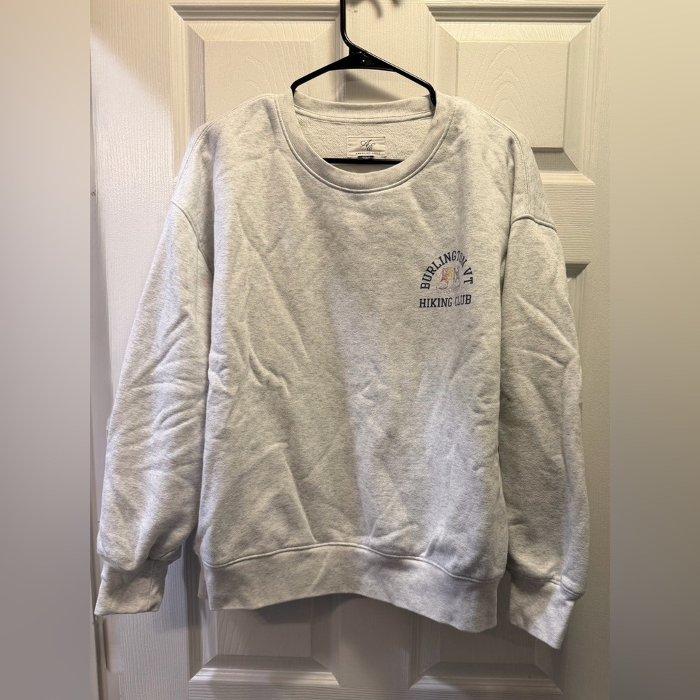 American Eagle Outfitters Gray Crewneck Sweatshirt